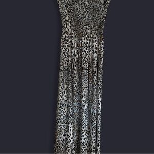 Leopard Print Maxi Dress